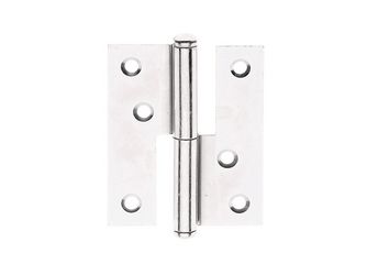 Aushebescharnier, galv. gelb verzinkt, links, LxB 80x65mm Aushebescharnier, galv. gelb verzinkt, links, LxB 80x65mm