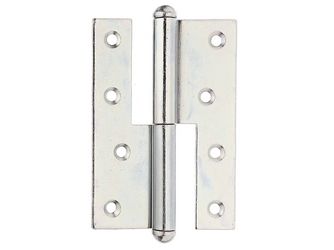 Aushebescharnier, sendvz., rechts, LxB 120x88mm Aushebescharnier, sendvz., rechts, LxB 120x88mm