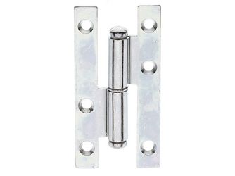 Aushebescharnier, sendvz., rechts, LxB 94x45mm Aushebescharnier, sendvz., rechts, LxB 94x45mm