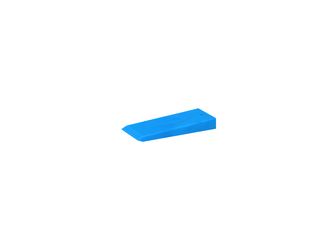 Ausrichtkeile 75x30x10mm 68 Stück Blau
