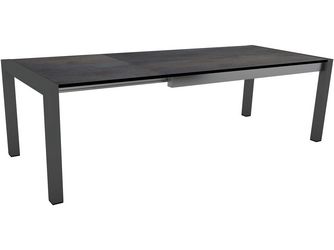Ausziehtisch Aluminium anthrazit mit Tischplatte Silverstar Nitro Ausziehtisch Aluminium anthrazit mit Tischplatte Silverstar Nitro