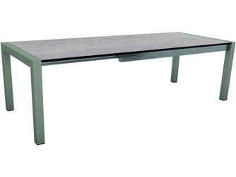 Ausziehtisch 174/254x90cm Aluminium graphit Tischplatte Silverstar Stone light