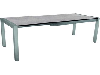 Ausziehtisch 174/254x90cm Edelstahl Tischplatte Silverstar Stone light
