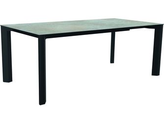 Ausziehtisch 200/250x100cm Penta Aluminium anthrazit Tischplatte Silverstar Quartz