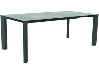 Ausziehtisch 200/250x100cm Penta Aluminium graphit Tischplatte Silverstar Quartz