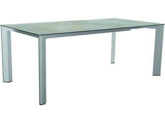 Ausziehtisch 200/250x100cm Penta Edelstahl Tischplatte Silverstar Quartz