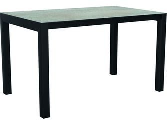 Ausziehtisch Classic 130/180x80cm Aluminium anthrazit Tischplatte Silverstar Quartz