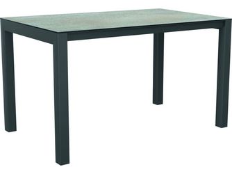 Ausziehtisch Classic 130/180x80cm Aluminium graphit Tischplatte Silverstar Quartz