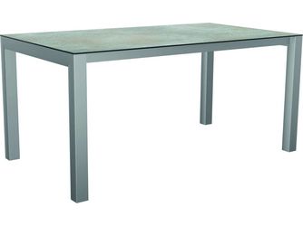 Ausziehtisch Classic 160/210x90cm Edelstahl Tischplatte Silverstar Quartz Ausziehtisch Classic 160/210x90cm Edelstahl Tischplatte Silverstar Quartz