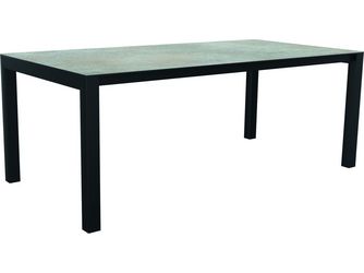 Ausziehtisch Classic 200/250x100cm Aluminium anthrazit Tischplatte Silverstar Quartz