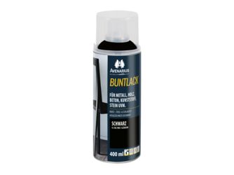 Avenarius Buntlack schwarz sdgl (RAL 9005) 400ml