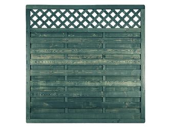 Sichtschutzzaun Fichte grau "BARTEK"