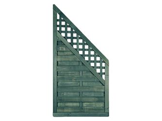 Sichtschutzzaun Fichte grau "BARTEK"