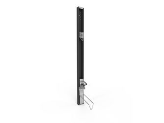 BIKELIFT Wandmontage dunkelgrau-met 161x381x180mm