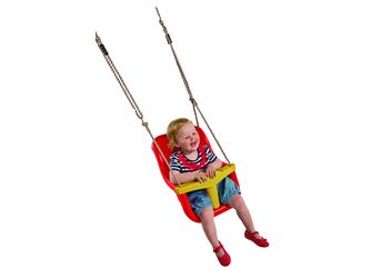 Babyschaukel GIANT Kunststoff rot PP-Seil und Gurt für Höhen von 195 - 240cm Babyschaukel GIANT Kunststoff rot PP-Seil und Gurt für Höhen von 195 - 240cm
