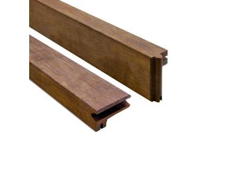Bamboo N-durance Eckprofil 1850x65x30mm Density Geölt Woca Teak seitl. genutet