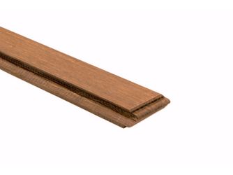 Bamboo N-durance Fassadenelement geschl. Profil 1850x65x18mm Density beh. Sikkens Savanna Stirns.