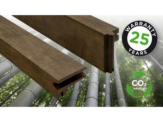 Bamboo X-treme Eckprofil 1850x65x30mm Density Geölt Woca Teak seitl. genutet