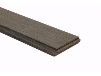 Terrassendiele Bambus einseitig geriffelt, einseitig glatt, Clipmontage_laengsseitig stirnseitige Nut & Feder, Bamboo X-treme - 20 x 137 mm