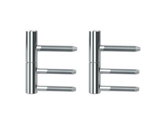 Bandpaar AXUM 9200 inkl Rahmenteile gefälzte Türen 2-teilig Holzzarge Chrom-Optik Bandpaar AXUM 9200 inkl Rahmenteile gefälzte Türen 2-teilig Holzzarge Chrom-Optik