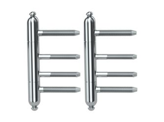 Bandpaar AXUM 9302 inkl. Rahmenteile gefälzte Türen 3-teilig Holzzarge Chrom-Optik Bandpaar AXUM 9302 inkl. Rahmenteile gefälzte Türen 3-teilig Holzzarge Chrom-Optik