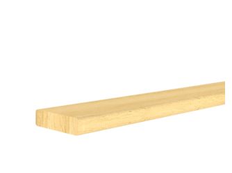Bankleiste Abachi 22x80, 3,0m Massiv, Roh