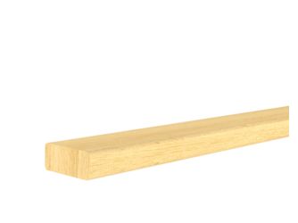 Bankleiste Abachi 28x65x3000mm Massiv, roh, FSC/F