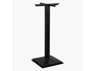 Bartischfuß quadratisch schwarz Iron