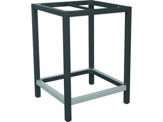 Bartischgestell 80x80cm Classic Aluminium graphit