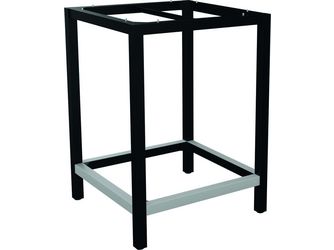 Stehtischgestell Aluminium schwarz matt