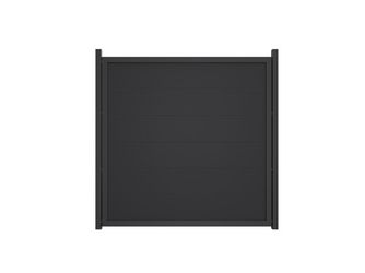 Sichtschutzzaun PVC Anthrazitgrau "BasicLine"