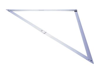 Bauwinkel Aluminium klappbar 172x122cm 122x5,2x2cm