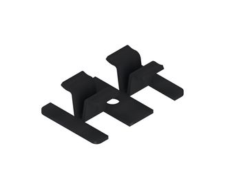 Befestigungsclip schwarz Multi-Deck 20mm (25er Pack)