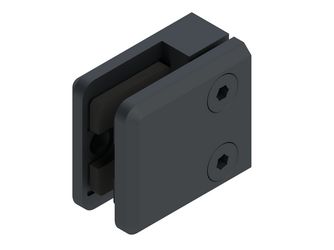 Befestigungssatz Glasscheibe (VE/4 St) für 8mm, Anthrazit