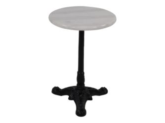 Beistelltisch Marmor weiß Ø30 x 40 cm