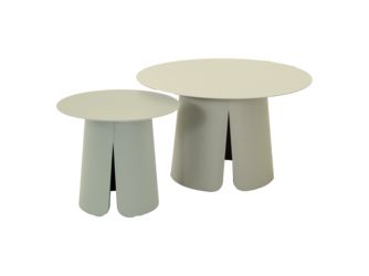 Beistelltisch Oslo creme S/2