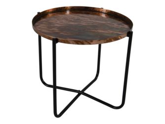 Beistelltisch altkupfer ø40,5 x 35 cm