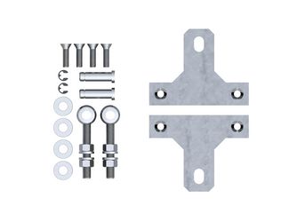 Beschlagsatz für Torrahmen universal 15x5x19cm