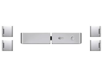 Glastürbeschlag-Set (Schlosskasten + Bänder) 2-flügelig "Pure 3.0"