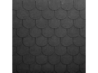 Bitumen-Premium-Dachschindeln (EN544) Biberschwanz, 3,05m²/ Pak, schiefergrau VE=052