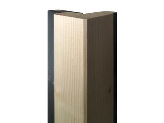 Blackline Außeneckprofil nord. Fichte, unbehandelt, 120x120x3000mm