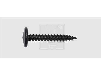 Blechschraube mit Bund 4,2x25, schwarz vz Blechschraube mit Bund 4,2x25, schwarz vz