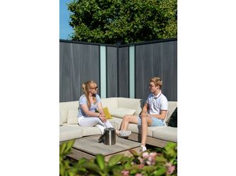 Sichtblende Flex-Fence Cube Greystone
