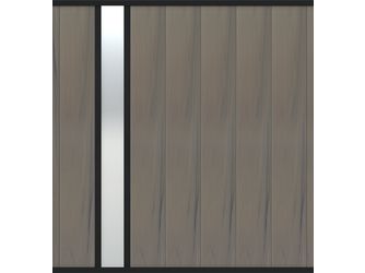 Sichtschutzzaun BPC coextrudiert Lightbrown "FLEX FENCE CREATIV"