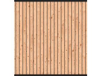 Sichtschutzzaun kanadische Douglasie Anthrazit "VERTO"