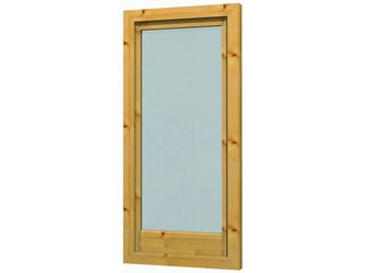 Blockhausfenster Lodge 56x190cm für 28mm Wandbohle, feststehend ohne Öffnungsfunktion