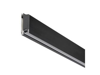 Bodendichtung für Ganzglasdrehtür Samtschwarz, Länge 958mm, für Türbreite 959mm