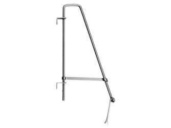 Bodenschieber, Dreiecksst., Führungswinkel Stahl roh, restl.Teile feuerverz., H700mm Bodenschieber, Dreiecksst., Führungswinkel Stahl roh, restl.Teile feuerverz., H700mm