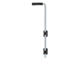 Bodenschieber, disp., Griff schwarz, Gesamthöhe 600mm, Abstand Bolzen-Tor 40mm Bodenschieber, disp., Griff schwarz, Gesamthöhe 600mm, Abstand Bolzen-Tor 40mm