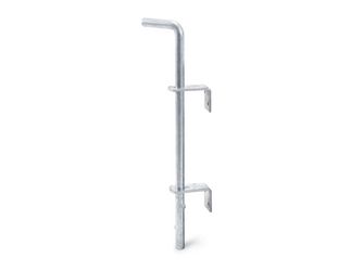 Bodenschieber, feuerverzinkt, Gesamthöhe 400mm, Abstand Bolzen - Tor 40mm Bodenschieber, feuerverzinkt, Gesamthöhe 400mm, Abstand Bolzen - Tor 40mm